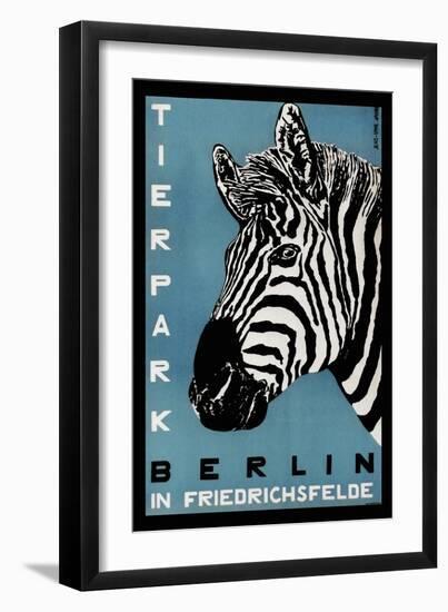 Berlin Zoo-Vintage Lavoie-Framed Giclee Print