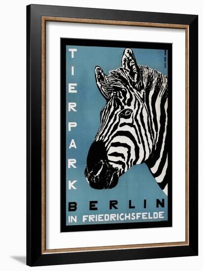 Berlin Zoo-Vintage Lavoie-Framed Giclee Print