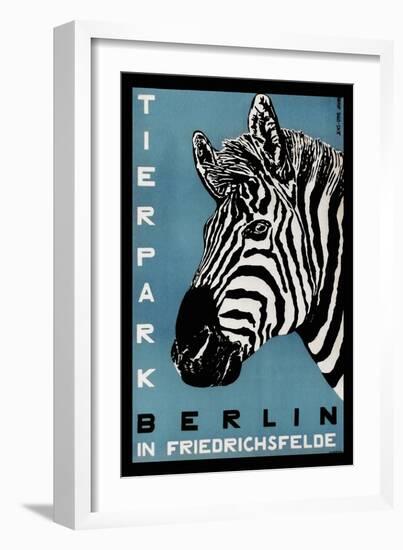 Berlin Zoo-Vintage Lavoie-Framed Giclee Print