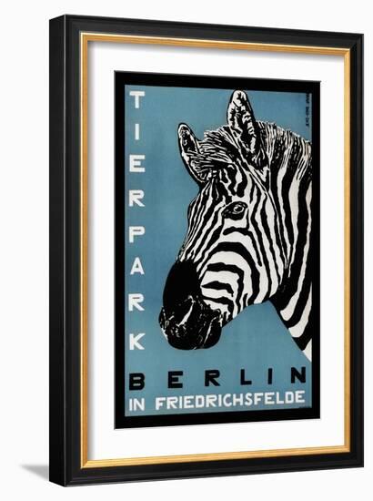 Berlin Zoo-Vintage Lavoie-Framed Giclee Print