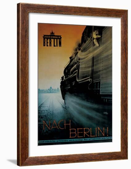Berlin-Rosen-Framed Giclee Print