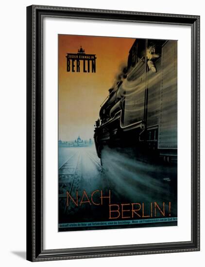 Berlin-Rosen-Framed Giclee Print