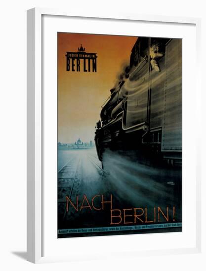 Berlin-Rosen-Framed Giclee Print