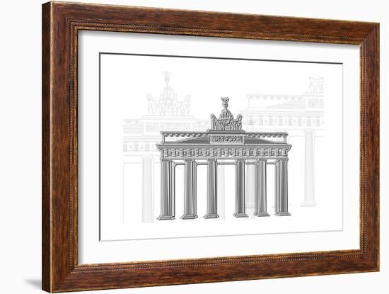 Berlin-Cristian Mielu-Framed Premium Giclee Print