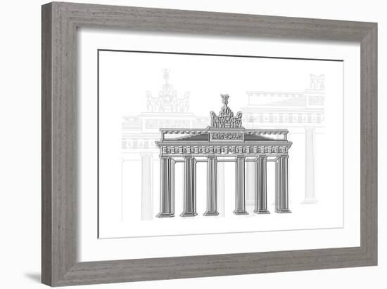 Berlin-Cristian Mielu-Framed Art Print