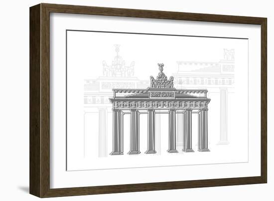 Berlin-Cristian Mielu-Framed Art Print