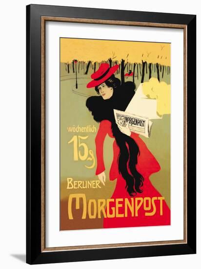 Berliner Morganpost-Howard Pyle-Framed Art Print