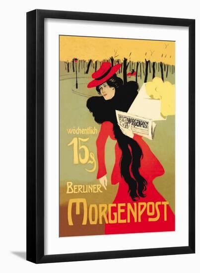 Berliner Morganpost-Howard Pyle-Framed Art Print