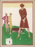Ladies on a Golf Course-Berlinger-Photographic Print