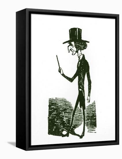 Berlioz caricature by Nadar-Nadar-Framed Premier Image Canvas