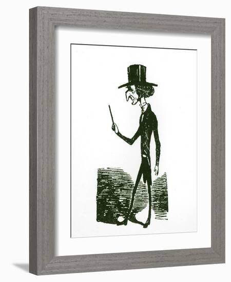 Berlioz caricature by Nadar-Nadar-Framed Giclee Print