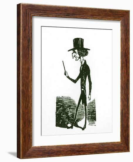 Berlioz caricature by Nadar-Nadar-Framed Giclee Print