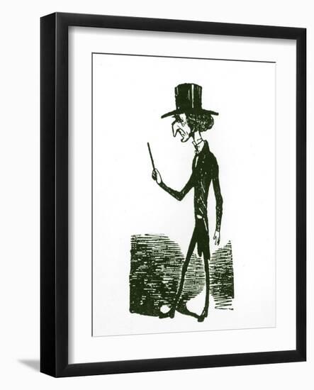 Berlioz caricature by Nadar-Nadar-Framed Giclee Print