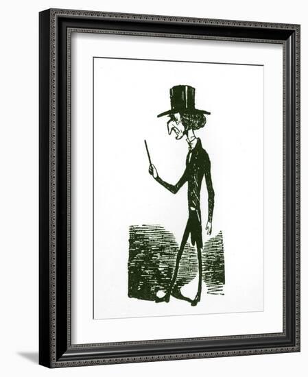 Berlioz caricature by Nadar-Nadar-Framed Giclee Print