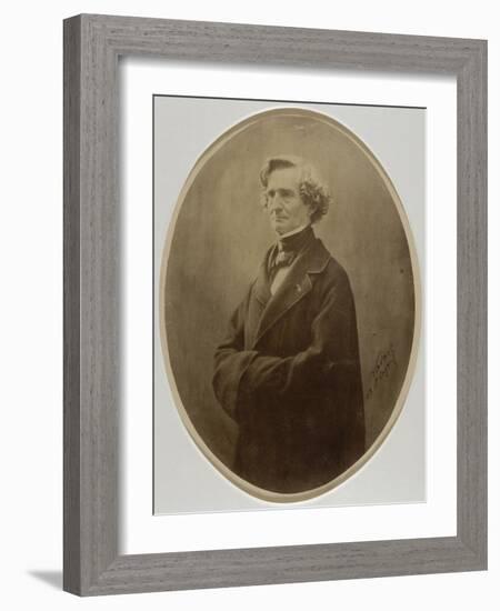 Berlioz Hector, compositeur (1803-1869)-Gaspard Félix Tournachon-Framed Giclee Print