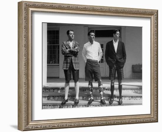 Bermuda Shorts-Alfred Eisenstaedt-Framed Photographic Print