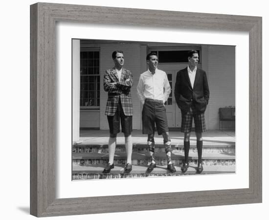 Bermuda Shorts-Alfred Eisenstaedt-Framed Photographic Print