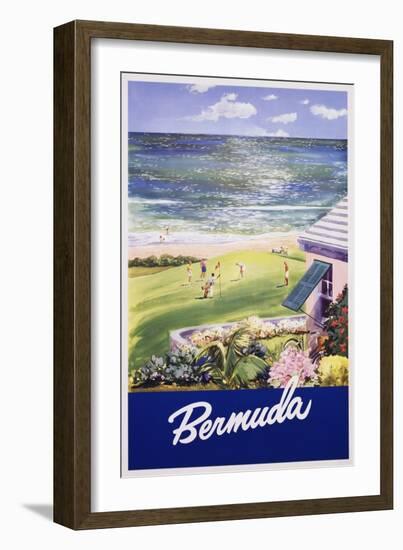 Bermuda Travel Poster-null-Framed Giclee Print