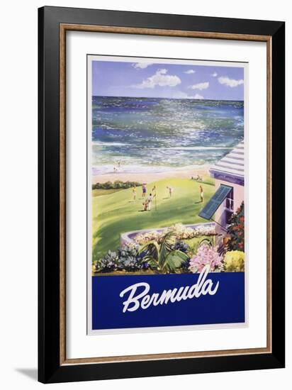 Bermuda Travel Poster-null-Framed Giclee Print