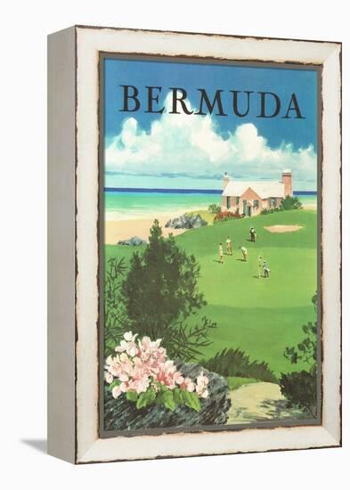 Bermuda Travel Poster-null-Framed Stretched Canvas