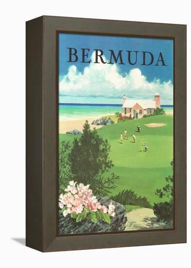 Bermuda Travel Poster-null-Framed Stretched Canvas