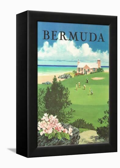 Bermuda Travel Poster-null-Framed Stretched Canvas