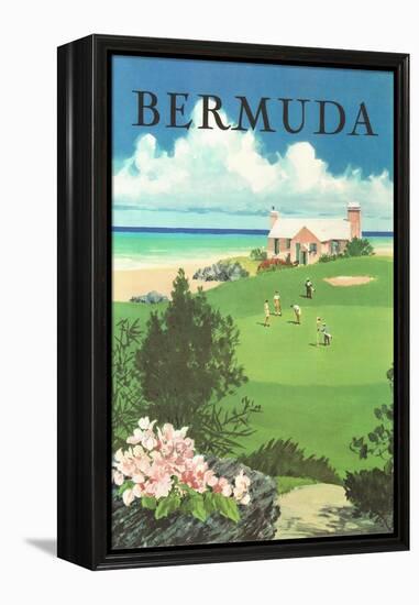 Bermuda Travel Poster-null-Framed Stretched Canvas