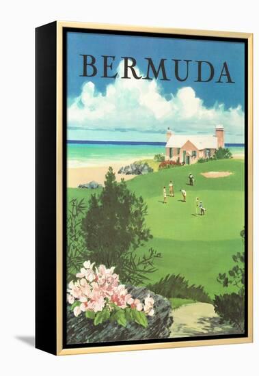 Bermuda Travel Poster-null-Framed Stretched Canvas