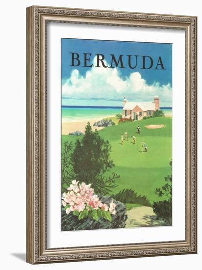 Bermuda Travel Poster-null-Framed Art Print