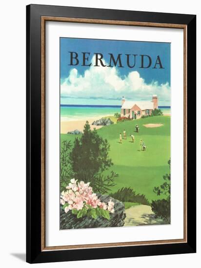 Bermuda Travel Poster-null-Framed Art Print