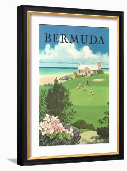 Bermuda Travel Poster-null-Framed Art Print