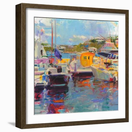 Bermuda Yachts-Peter Graham-Framed Giclee Print