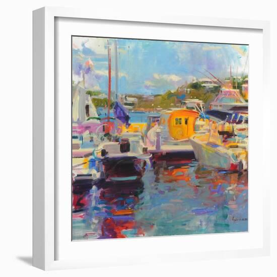 Bermuda Yachts-Peter Graham-Framed Giclee Print