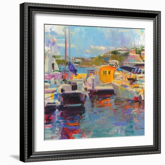 Bermuda Yachts-Peter Graham-Framed Giclee Print