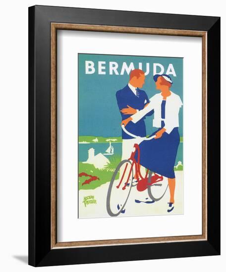 Bermuda-Adolph Treidler-Framed Art Print