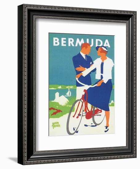 Bermuda-Adolph Treidler-Framed Art Print