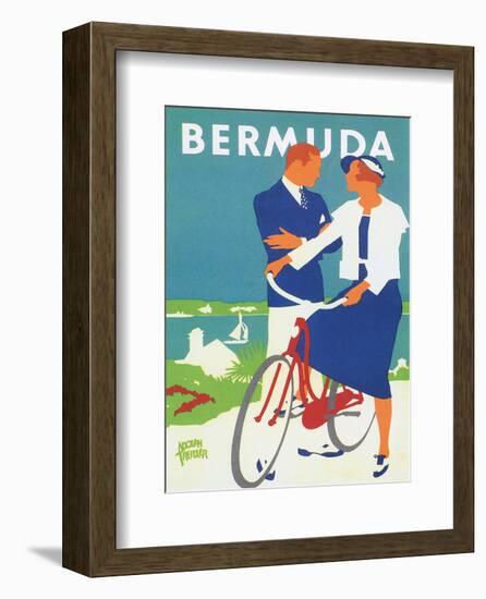 Bermuda-Adolph Treidler-Framed Art Print