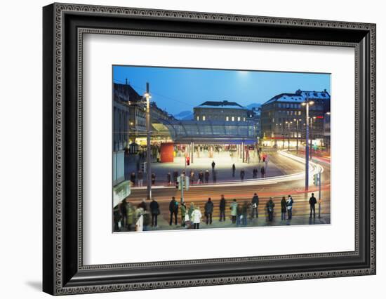 Bern Train Station, Bern, Switzerland, Europe-Christian Kober-Framed Photographic Print