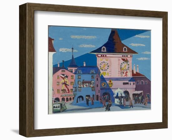 Bern with Belltower, 1935-Ernst Ludwig Kirchner-Framed Giclee Print