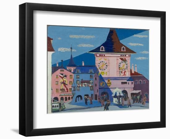 Bern with Belltower, 1935-Ernst Ludwig Kirchner-Framed Giclee Print