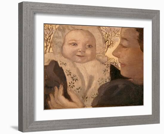 Bernadette and Her Mother, C. 1900-Maurice Denis-Framed Giclee Print