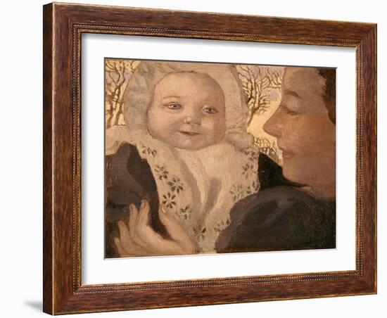 Bernadette and Her Mother, C. 1900-Maurice Denis-Framed Giclee Print