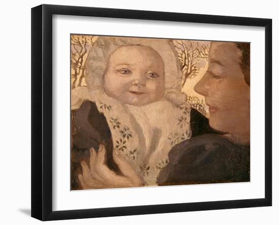 Bernadette and Her Mother, C. 1900-Maurice Denis-Framed Giclee Print