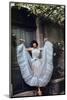 Bernadette Lafont, as young woman, dancer, Nimes, c. 1955 (photo)-null-Mounted Photo