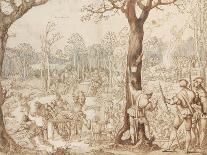 The Hunting Party, 16th Century-Bernaert Van Orley-Giclee Print