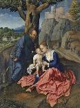 The Rest on the Flight into Egypt, 16th Century-Bernaert Van Orley-Framed Giclee Print