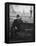 Bernard Baruch Sitting Alone on a Bench in St. James Park-Bob Landry-Framed Premier Image Canvas