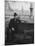 Bernard Baruch Sitting Alone on a Bench in St. James Park-Bob Landry-Mounted Premium Photographic Print