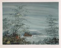 Untitled - Winter Landscape I-Bernard Charoy-Framed Collectable Print