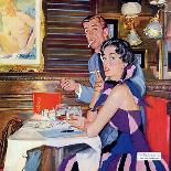 Her Business Was Men  - Saturday Evening Post "Leading Ladies", December 12, 1953 pg.37-Bernard D'Andrea-Giclee Print